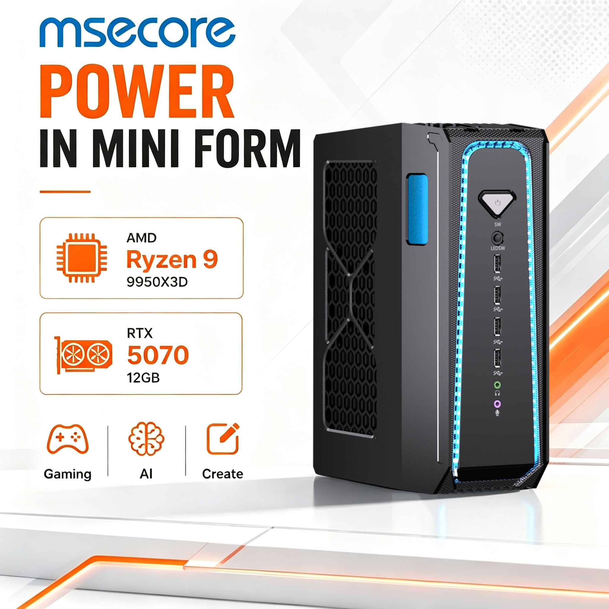 Ddr5 32Gb - Игровой ПК MSECORE с жидкостным охлаждением,