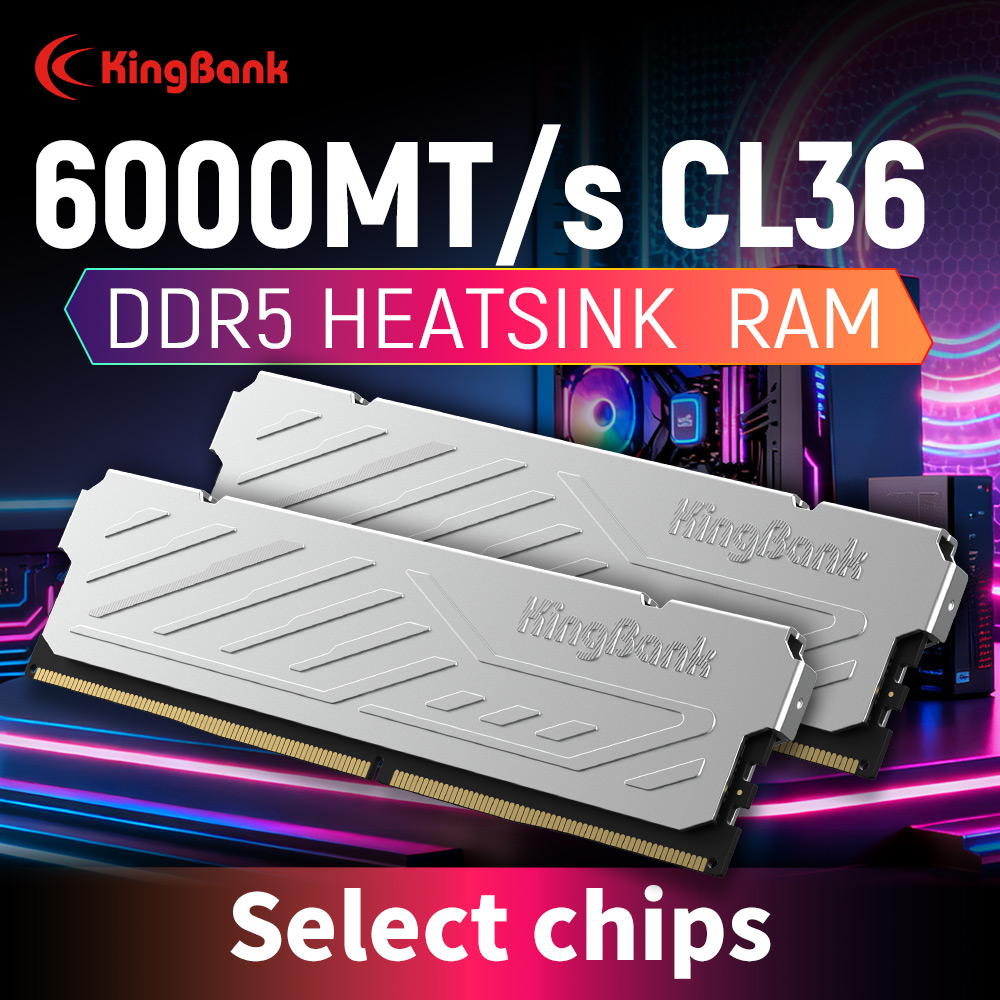 Ddr5 16Gb 6000Mhz - KingBank KJXS DDR5 RAM 16 ГБ