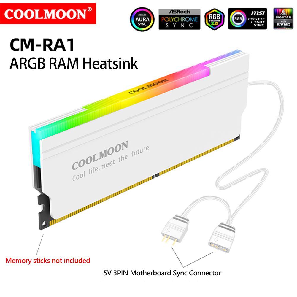 COOLMOON 5V-3PIN ARGB радиатор – обзор и цена Ddr5 Ram