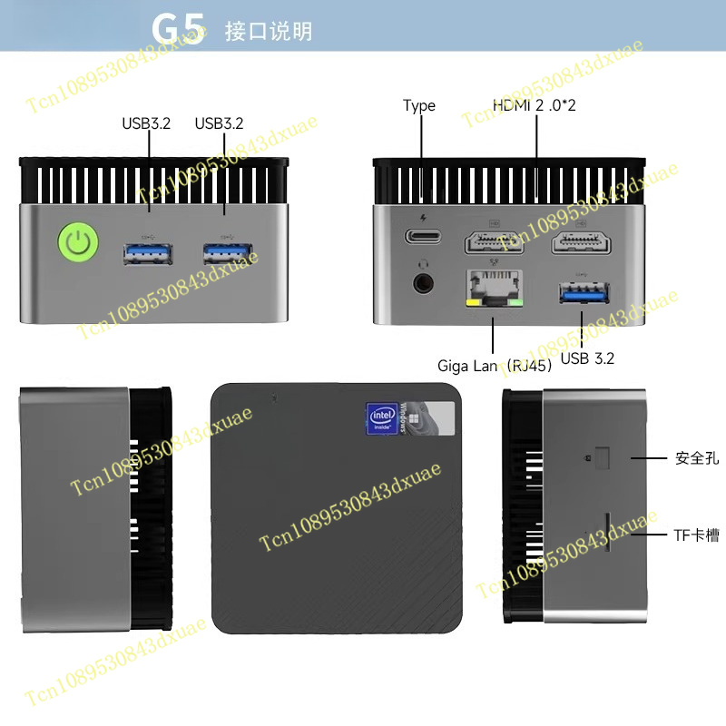 G5 Alder Lake N97 MINI PC Wind – обзор и цена Ddr5 4800Mhz