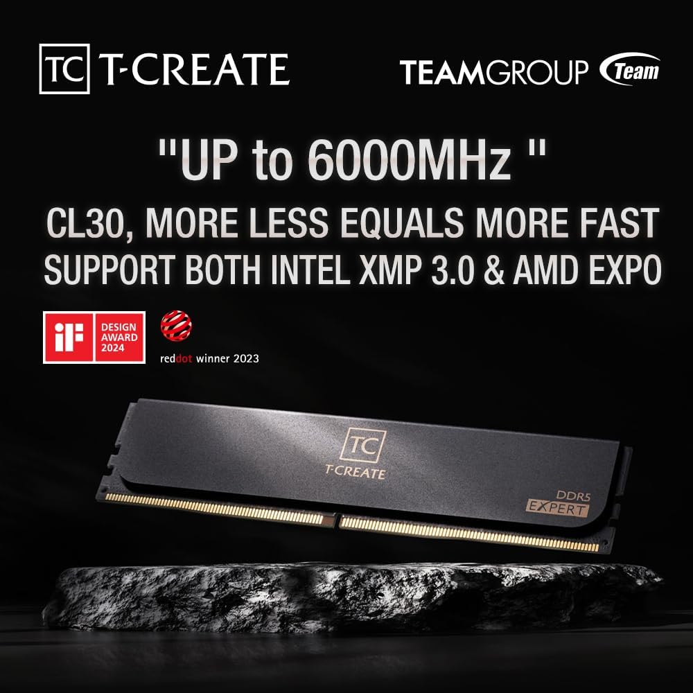 TEAMGROUP T-Create Expert CL30 – обзор и цена Ddr5 Ram