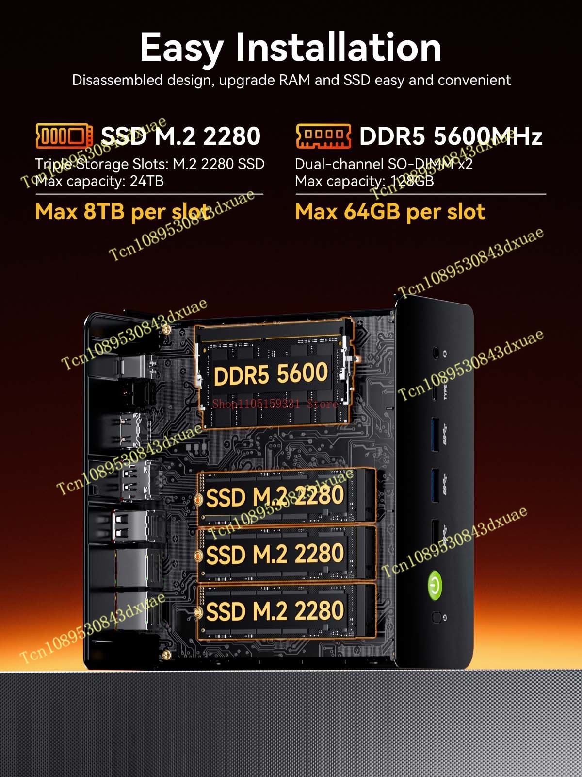 Мини-ПК GMKtec NcuBox K12 на б – обзор и цена Ddr5 64Gb